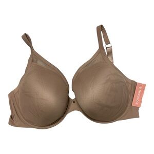 ThirdLove NWT 24/7 Classic Uplift Plunge Bra Beige Nude 38H Supportive